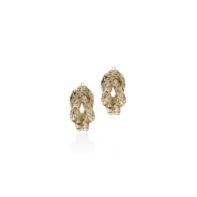 John Hardy Love Knot Earrings in 14K Yellow Gold