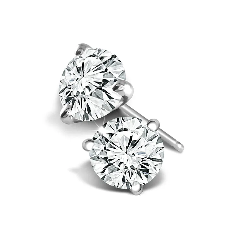 14K White Gold 1.50ctw Lab Grown Diamond Studs