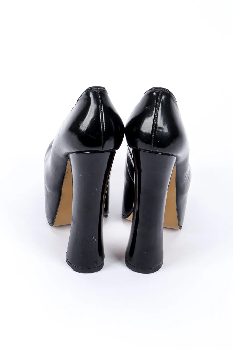 1993 F/W Patent Leather Elevated Court Shoes