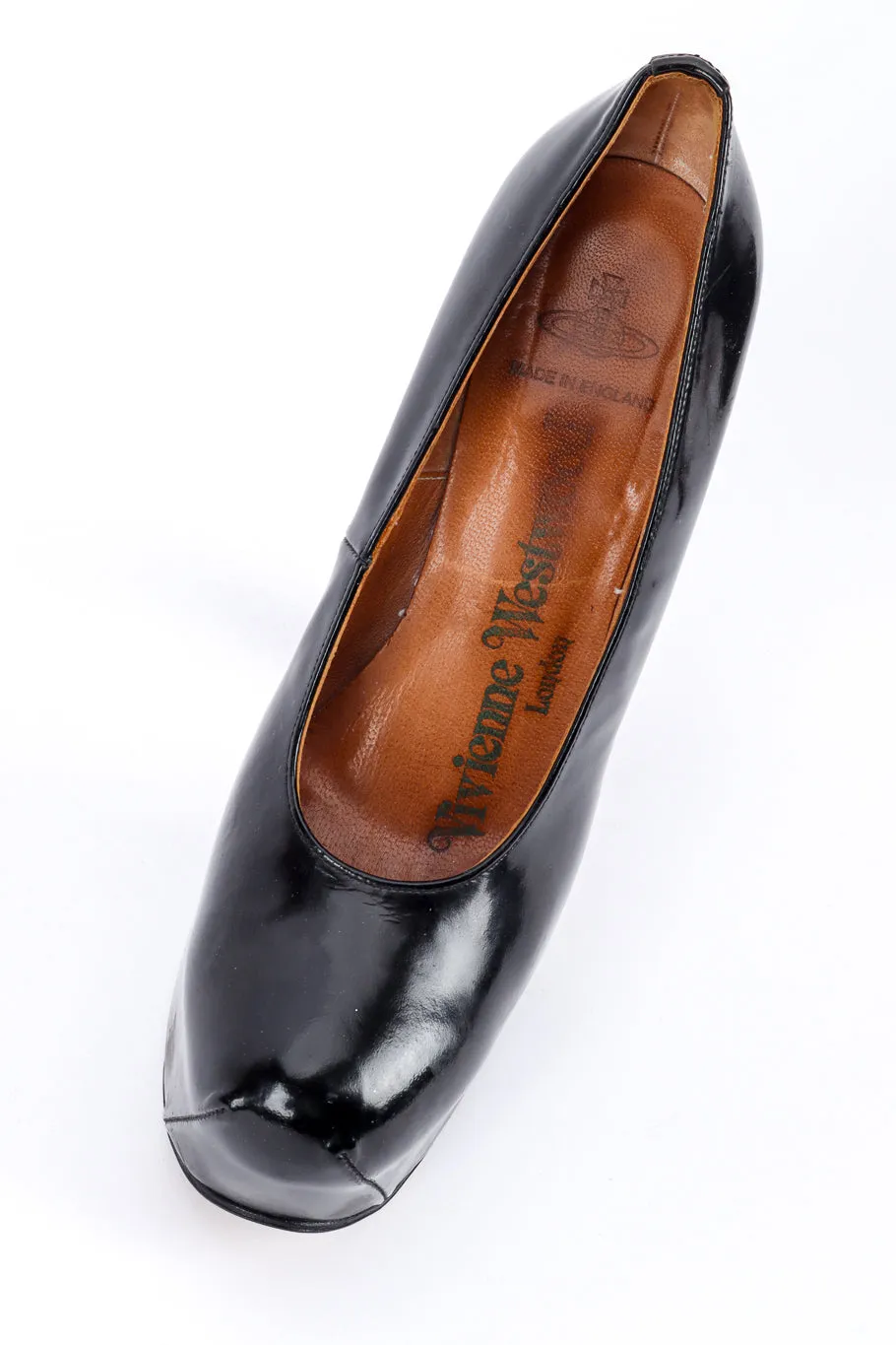 1993 F/W Patent Leather Elevated Court Shoes