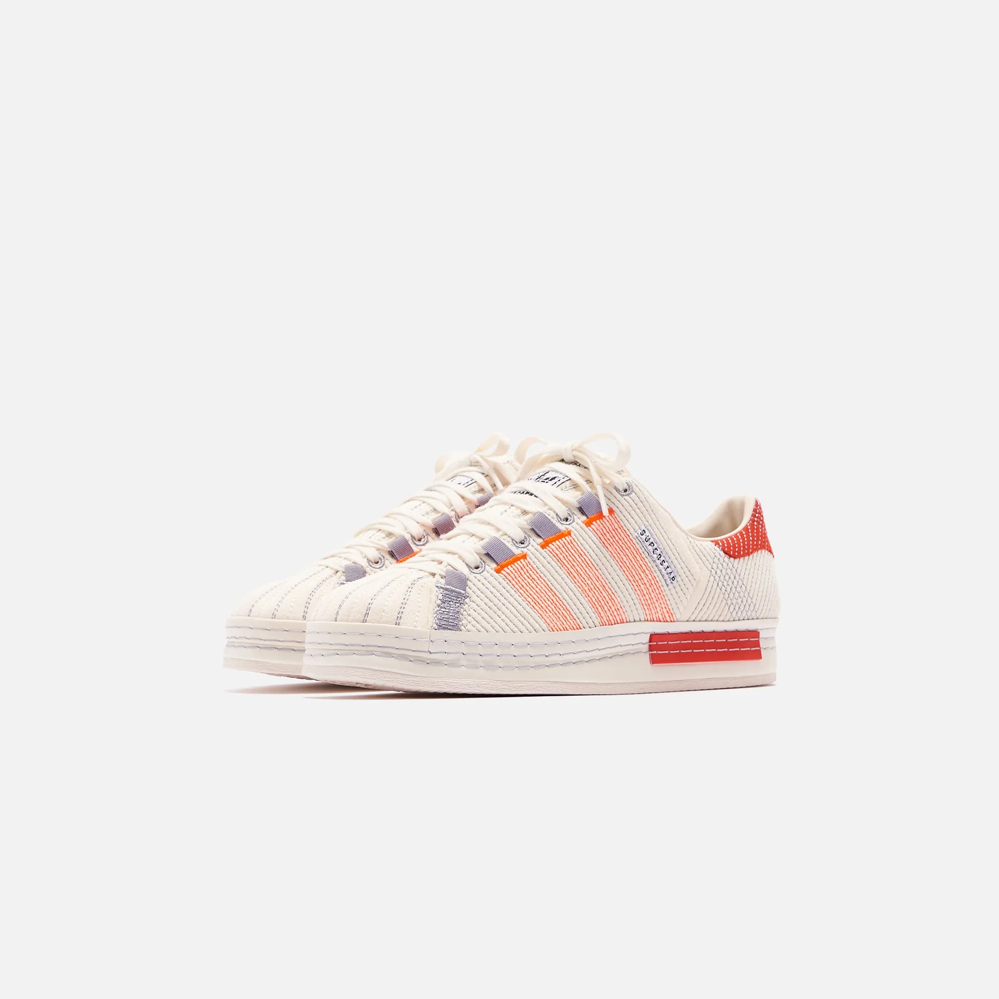 adidas Consortium x Craig Green Superstar - Off White / Bright Red / Grey