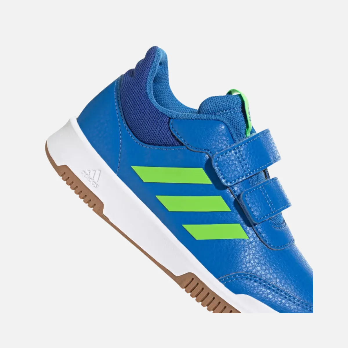 Adidas Tensaur Hook And Loop Kids Unisex Shoes (4-7 YEAR) -Bright Royal/Lucid Lime/Royal Blue