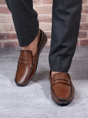 Alberto Torresi Synthetic Tan Loafers For Men