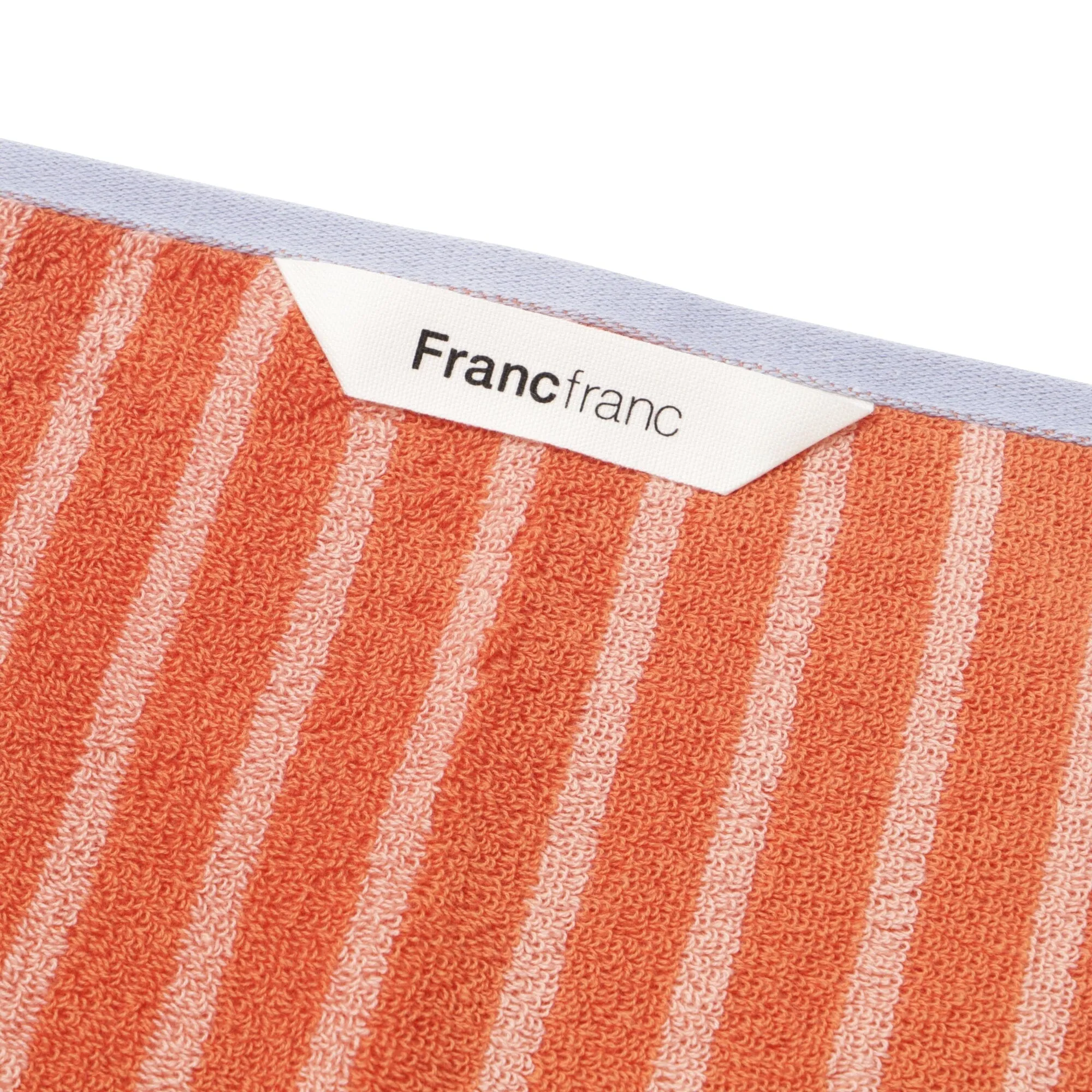 Antibacterial and Deodorizing Striped Wash Towel Orange