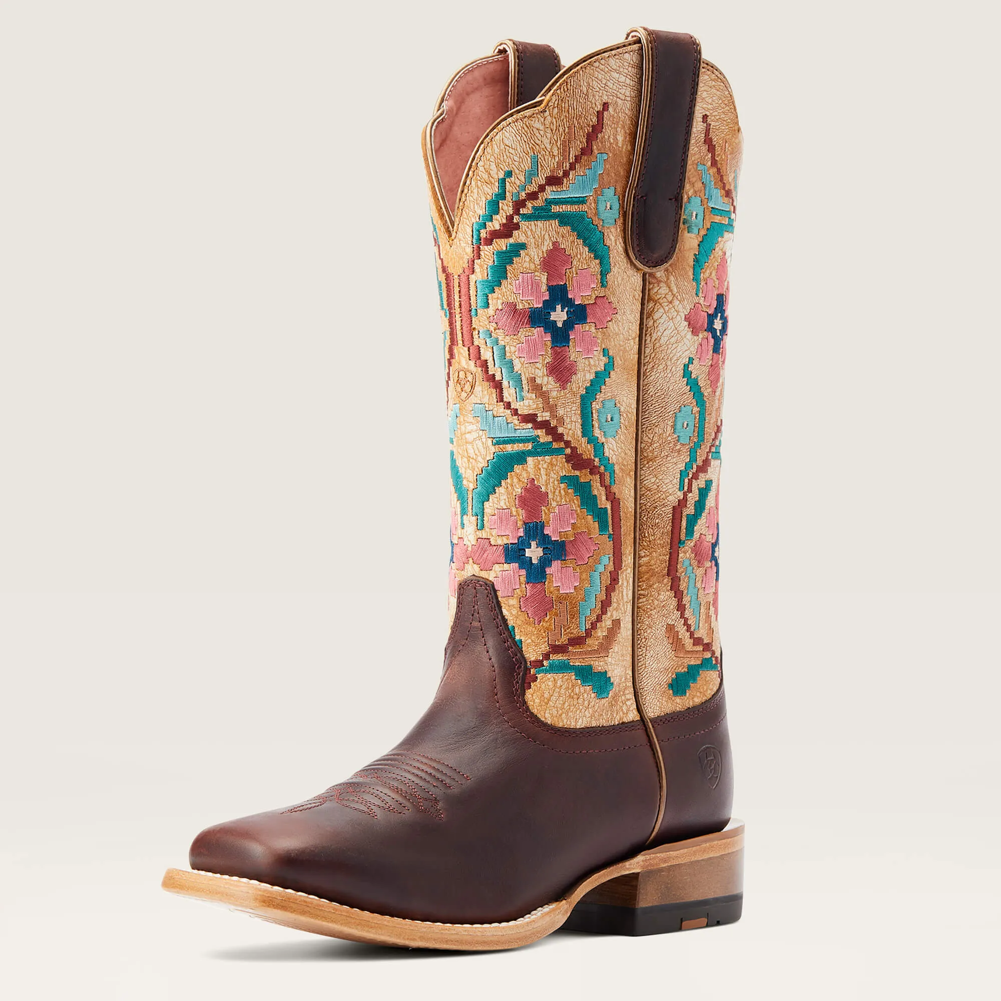 Ariat Women's Frontier Daniella Western Boot in Brazen Tan