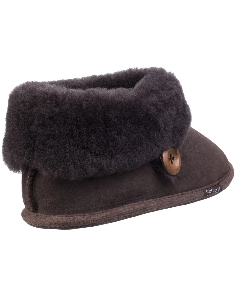 Cotswold Womens Wotton Sheepskin Slippers