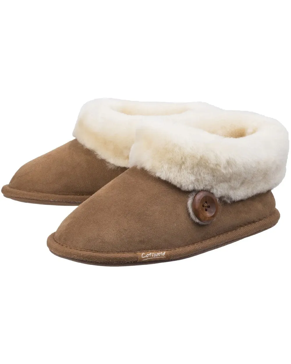 Cotswold Womens Wotton Sheepskin Slippers