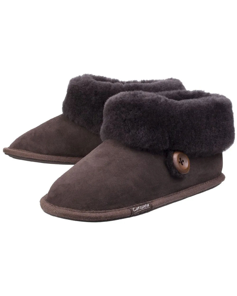 Cotswold Womens Wotton Sheepskin Slippers