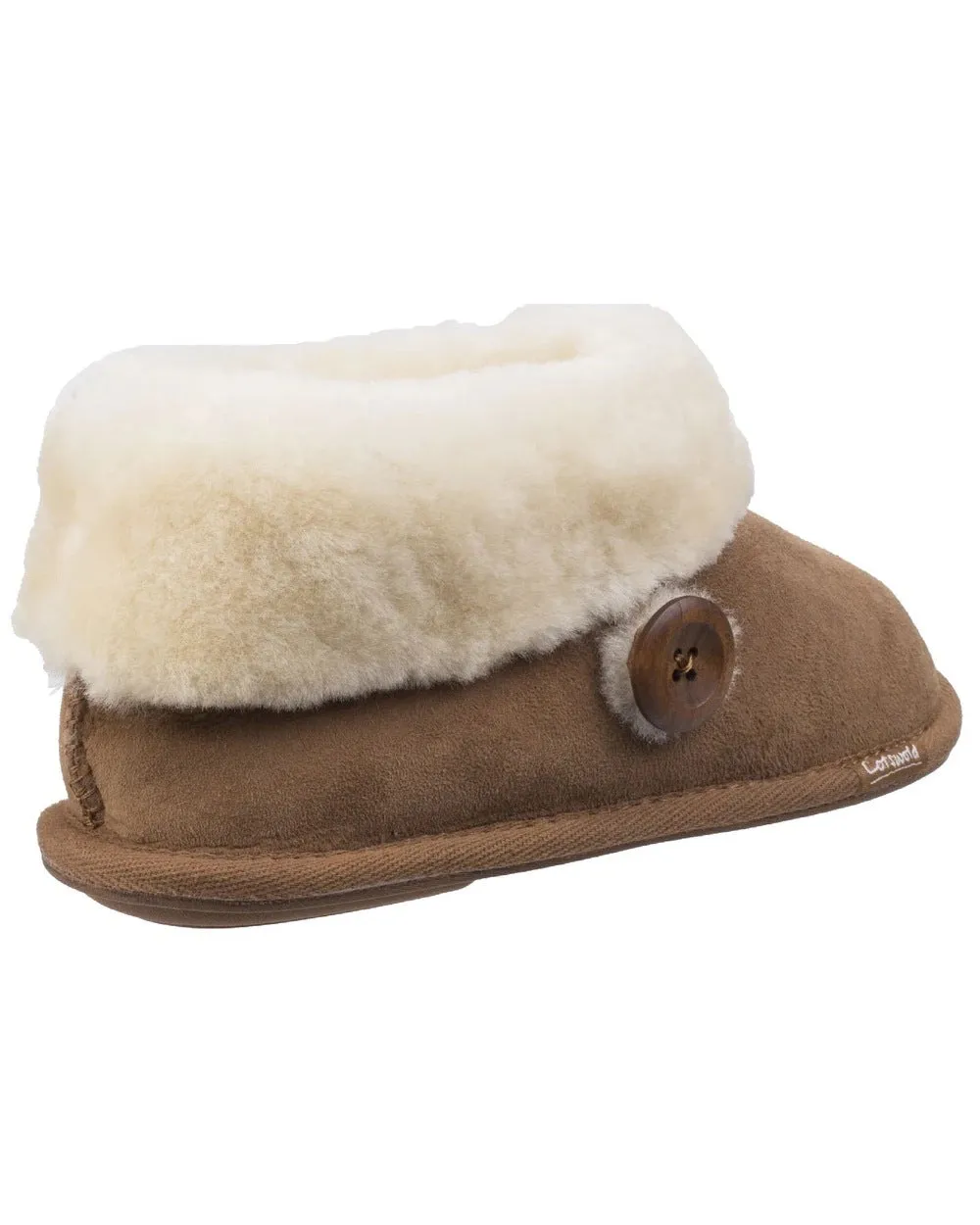 Cotswold Womens Wotton Sheepskin Slippers