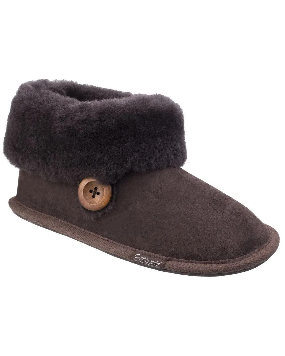 Cotswold Womens Wotton Sheepskin Slippers