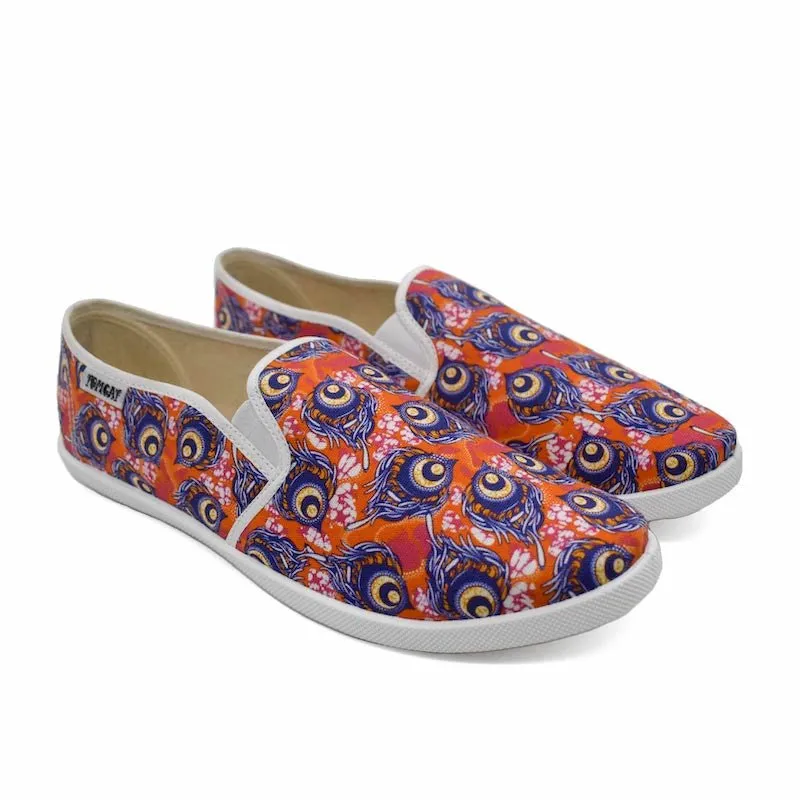 Emmy Salama Canvas Shoes - Multi Red