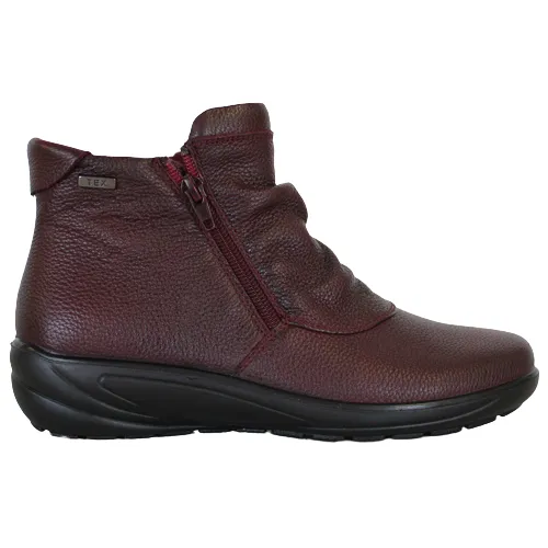 G Comfort Ladies Ankle Boots - P-9521 - Burgundy