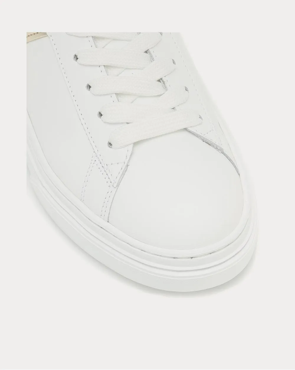 H365 leather Bianco Salmone Low Top Sneakers