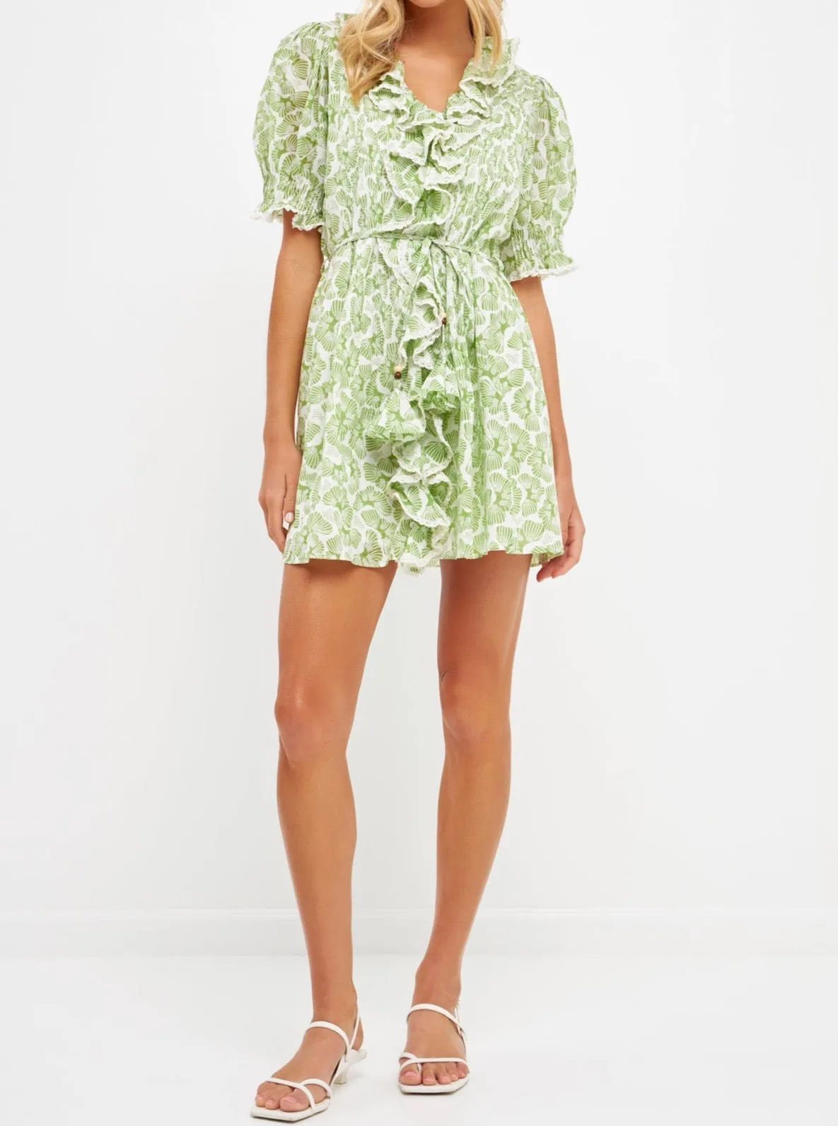 Jade Ruffle Dress