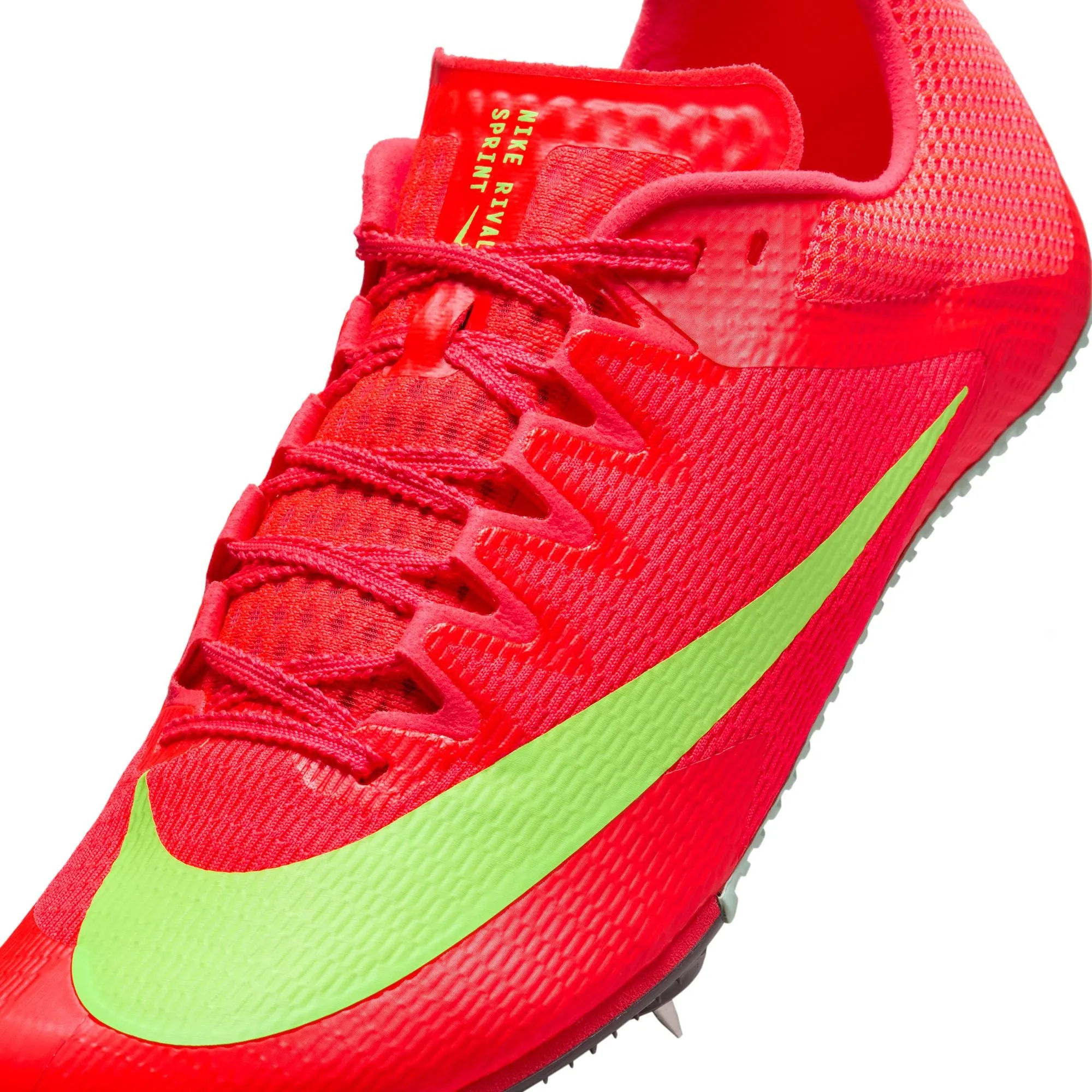 Nike Zoom Rival Sprint Running Spikes Bright Crimson / Washed Coral / Hyper Orange