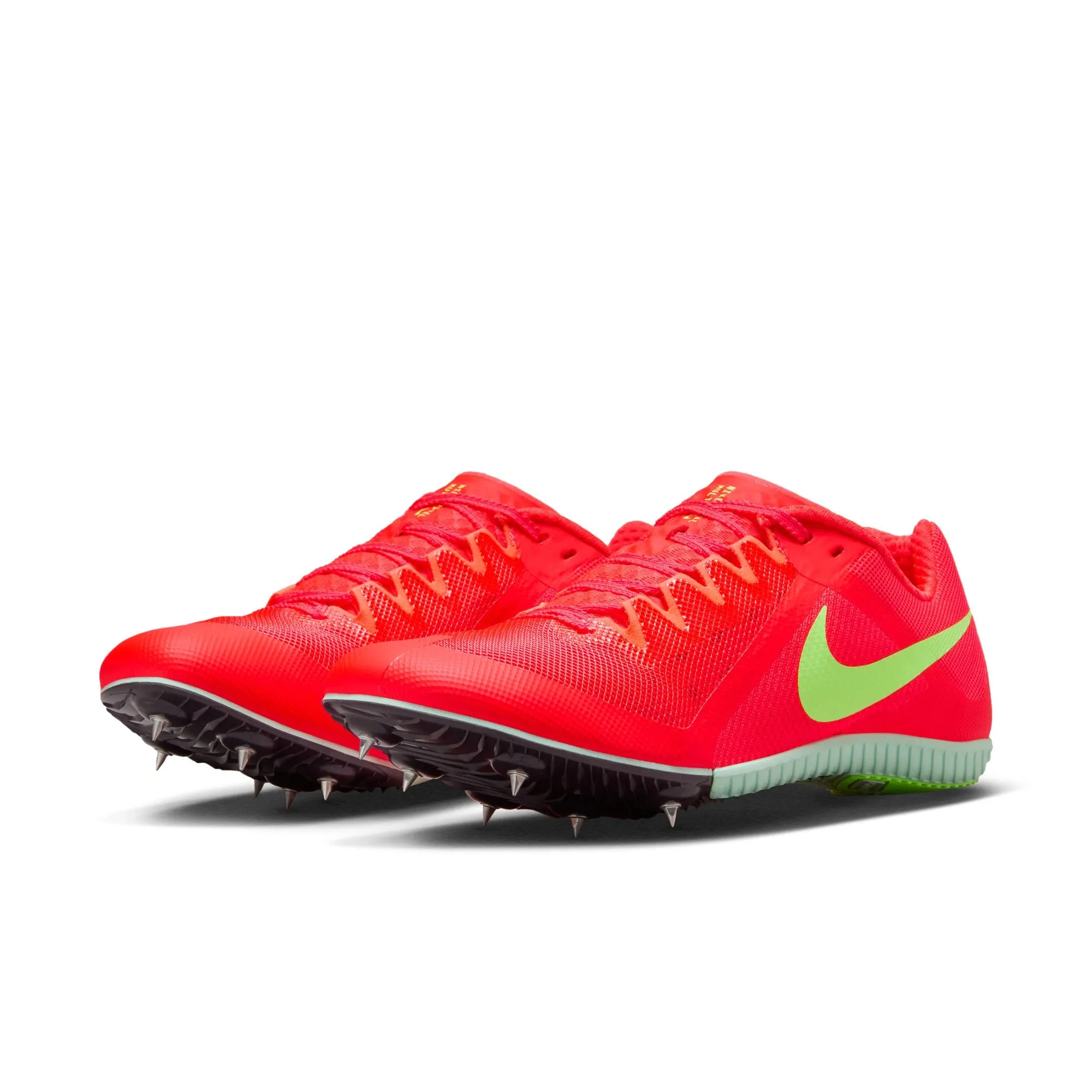 Nike Zoom Rival Sprint Running Spikes Bright Crimson / Washed Coral / Hyper Orange