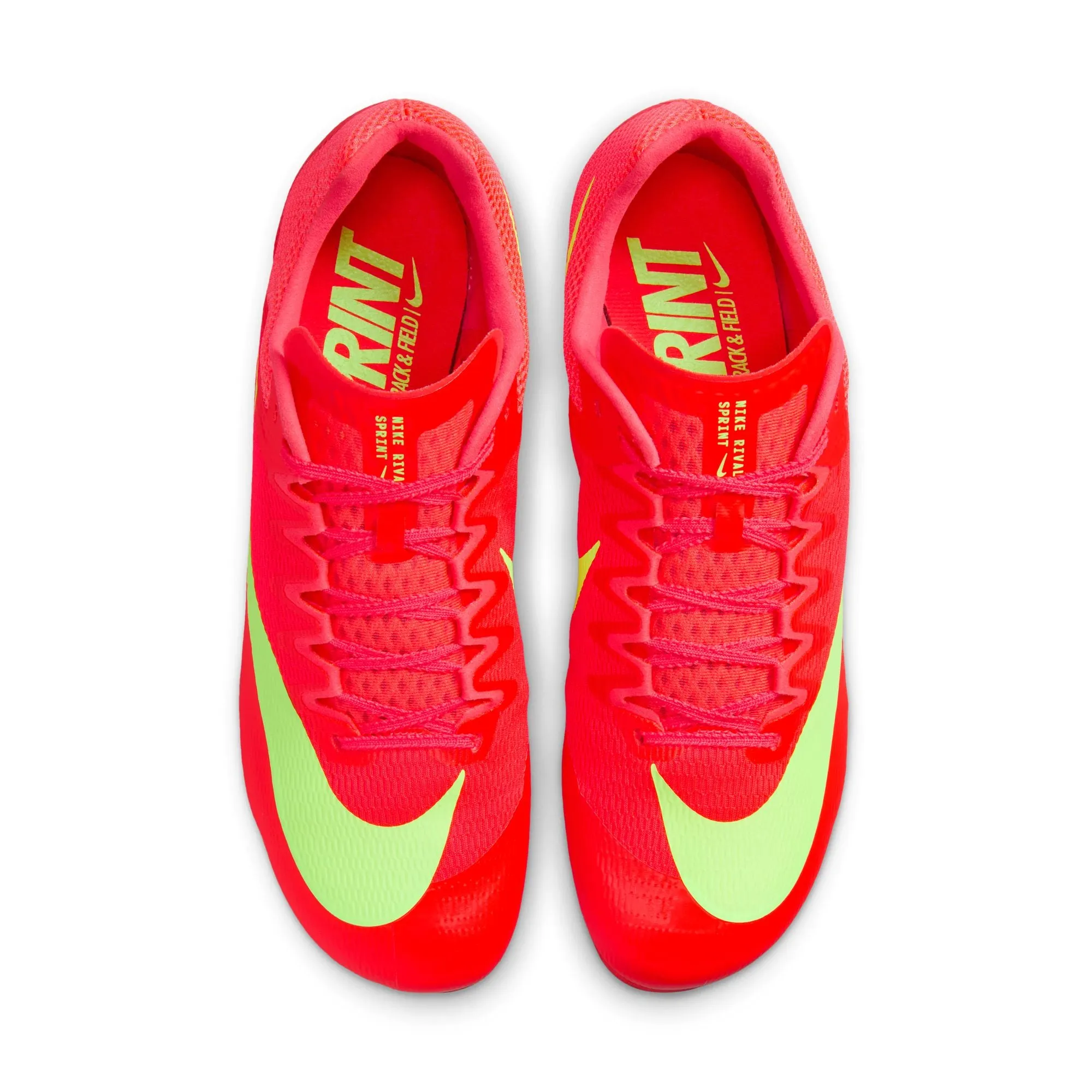 Nike Zoom Rival Sprint Running Spikes Bright Crimson / Washed Coral / Hyper Orange