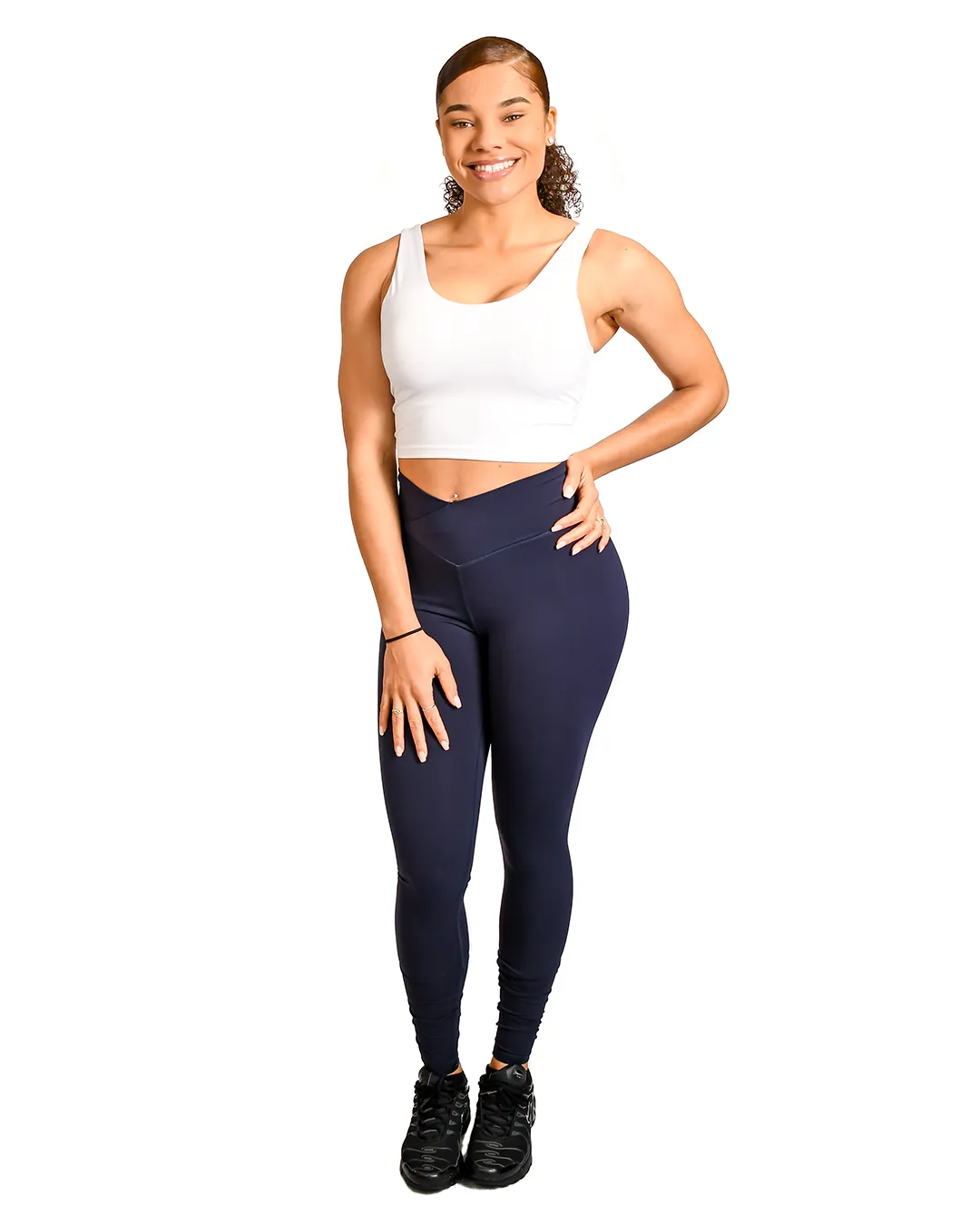 Tall 31" Effortless Vortex Classic Leggings- Navy