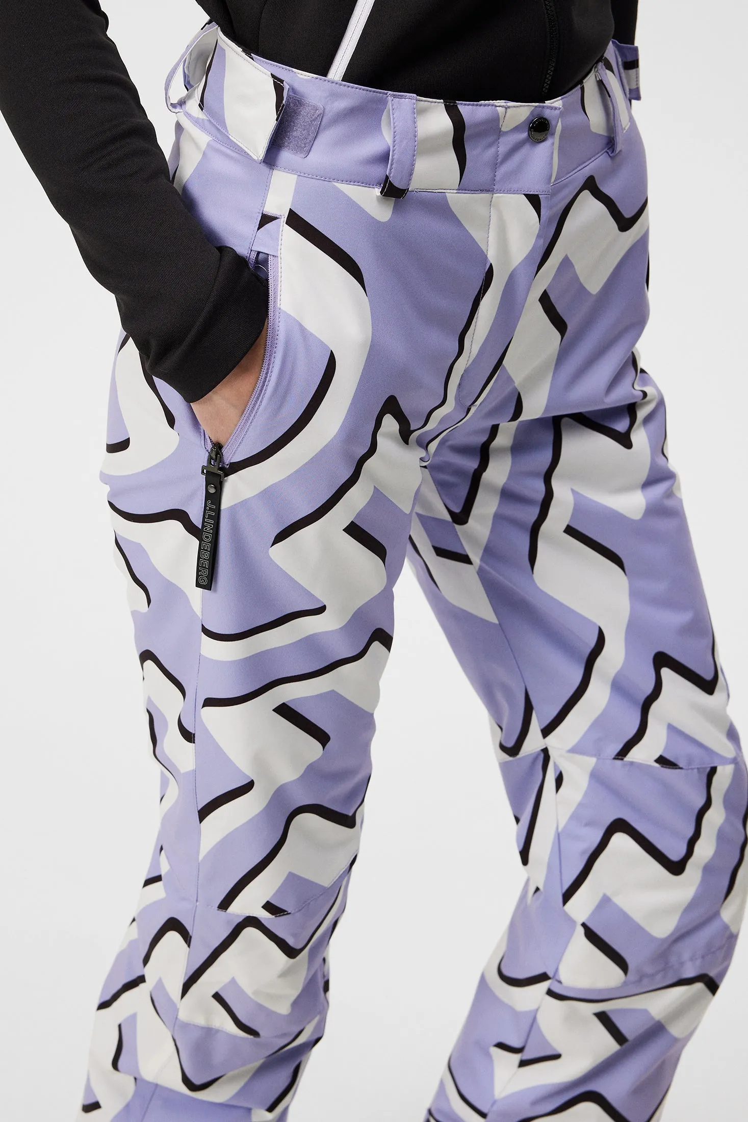 W Isella Pant Printed / Bridge Wave Sweet Lavender