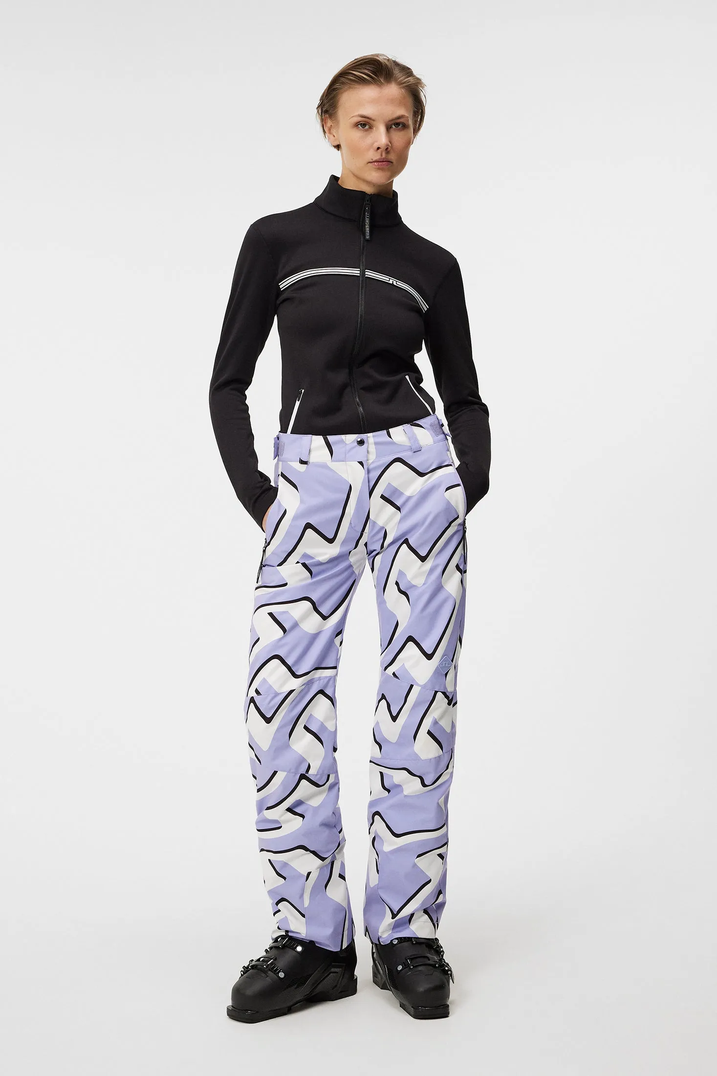 W Isella Pant Printed / Bridge Wave Sweet Lavender